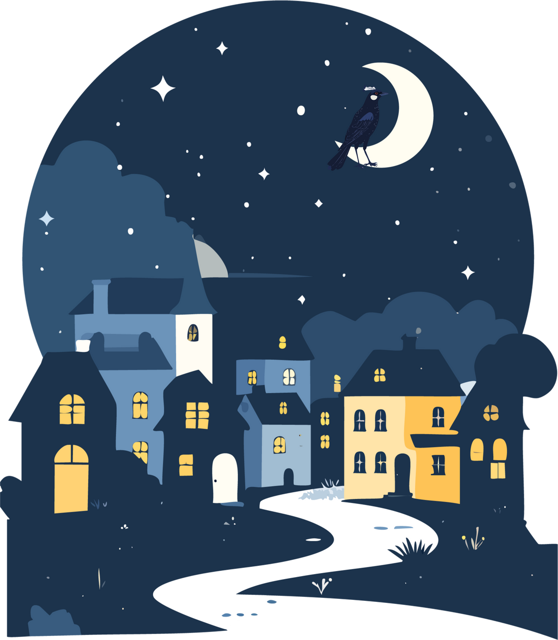 🌙 Embracing the Dark: The Story Behind the Midnight Embrace Design