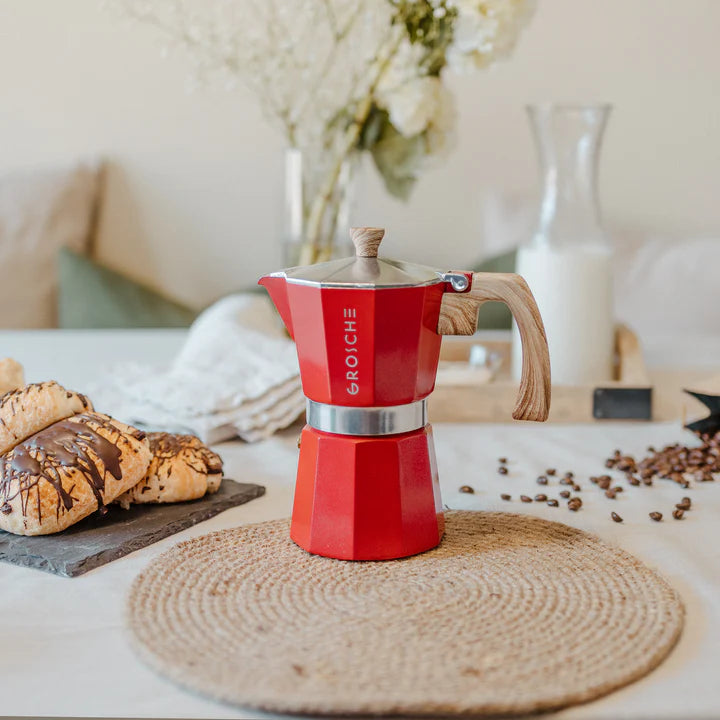 GROSCHE MILANO Stovetop Espresso Maker  - 3 cups