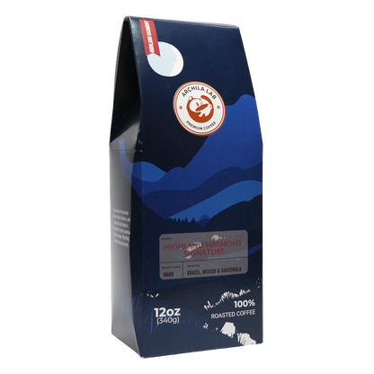 Highland Harmony Signature Dark Roast Coffee - Small Batch Specialty Blend
