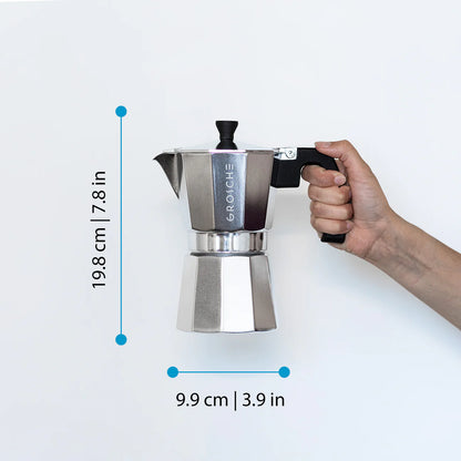 GROSCHE MILANO Stovetop Espresso Maker  - 6 cups